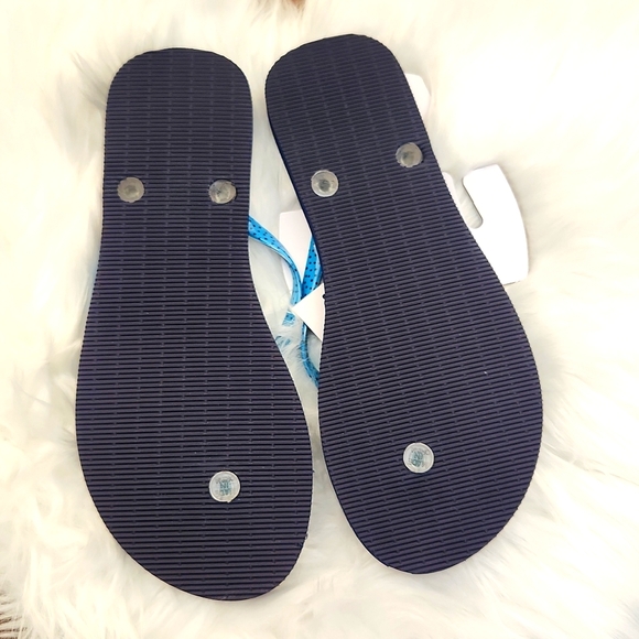 Vera Bradley Women's Flip Flop in Pattern Shore Enough Size L (9-10) NWT - Picture 3 of 4